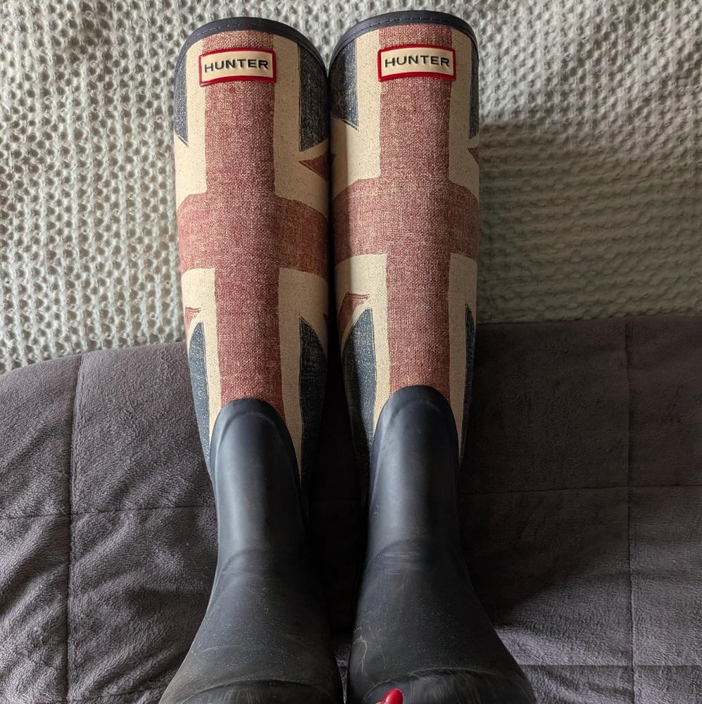 Hunter Union Jack Rain Boots